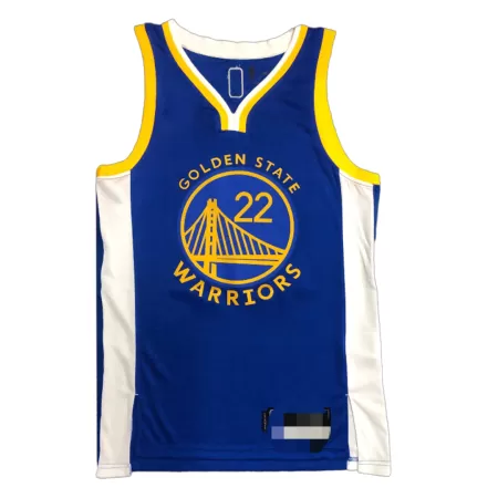 Men's Golden State Warriors Andrew Wiggins #22 Blue Retro Jersey 2021/22 - Icon Edition - uafactory