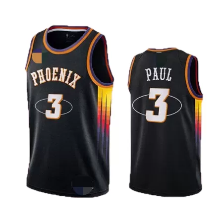 Phoenix Suns Chris Paul #3 2021/22 Swingman Jersey Black for men - uafactory