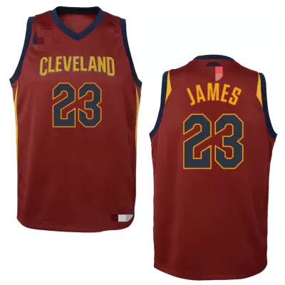 Cleveland Cavaliers Lebron James #23 Swingman Jersey Wine for men - Association Edition - uafactory