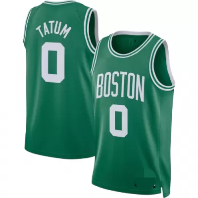 Boston Celtics Jayson Tatum #0 2021 Swingman Jersey Green for men - Association Edition - uafactory