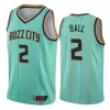 Charlotte Hornets Lamelo Ball #2 Swingman Jersey Green for men - Association Edition - uafactory