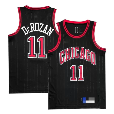 Chicago Bulls DeMar DeRozan #11 Swingman Jersey Black for men - Statement Edition - uafactory