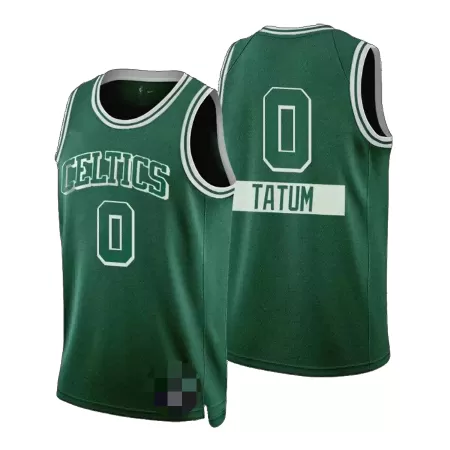 Boston Celtics Jaylen Tatum #0 2021/22 Swingman Jersey Green for men - City Edition - uafactory