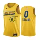 All Star Damian Lillard #0 2021 Swingman Jersey Yellow for men - uafactory