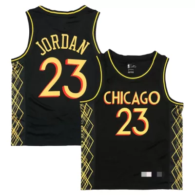 Chicago Bulls Michael Jordan #23 2020/21 Swingman Jersey Black for men - City Edition - uafactory