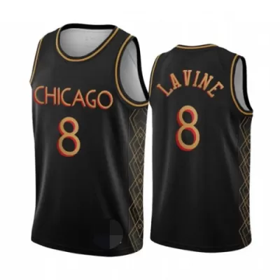 Chicago Bulls #8 2020/21 Swingman Jersey Black for men - City Edition - uafactory