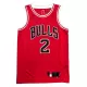 Chicago Bulls Lonzo Ball #2 2021 Swingman Jersey Red for men - Association Edition - uafactory