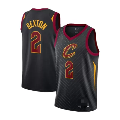 Cleveland Cavaliers Sexton #2 2020/21 Swingman Jersey Black for men - Statement Edition - uafactory