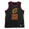 Cleveland Cavaliers Lebron James #23 Swingman Jersey Black for men - Statement Edition - uafactory