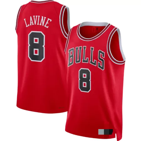 Chicago Bulls Zach LaVine #8 2021 Swingman Jersey Red for men - Association Edition - uafactory