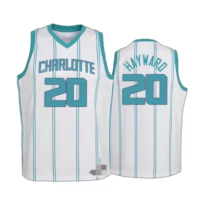 Charlotte Hornets Hayward #20 2020/21 Swingman Jersey White for men - uafactory