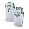 Boston Celtics Brown #7 2020/21 Swingman Jersey White for men - City Edition - uafactory