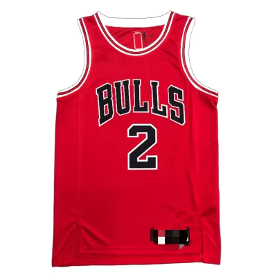 Chicago Bulls Lonzo Ball #2 2021 Swingman Jersey Red for men - Association Edition - uafactory