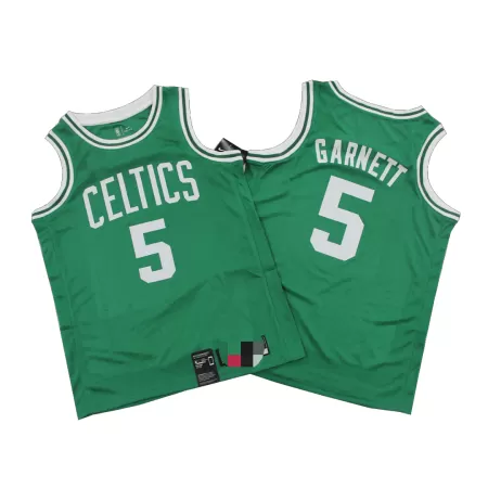 Boston Celtics Garnett #5 Swingman Jersey Green for men - Association Edition - uafactory