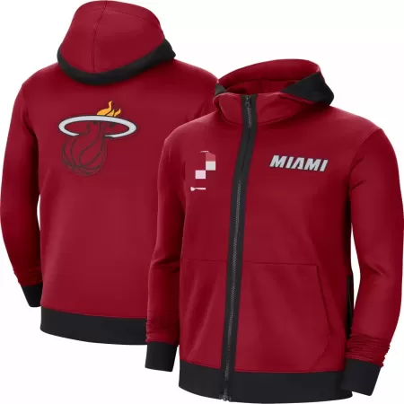 Men's Miami Heat Hoodie Jacket Red - uafactory