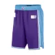 Men's Los Angeles Lakers Purple Basketball Shorts 2021/22 - City Edition - uafactory