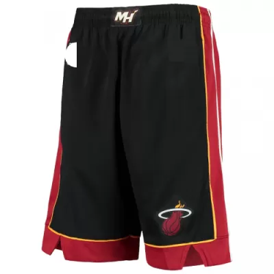 Men's Miami Heat Black Basketball Shorts 2020/21 - Icon Edition - uafactory