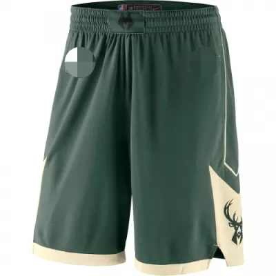 Men's Milwaukee Bucks Green Basketball Shorts 2019/20 - Icon Edition - uafactory