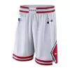 Men's Chicago Bulls White Basketball Shorts - Association Edition - uafactory