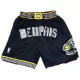 Men's Memphis Grizzlies Navy Basketball Shorts - uafactory