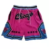 Men's Chicago Bulls Pink Basketball Shorts - uafactory