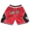 Men's Chicago Bulls Red Basketball Shorts - uafactory