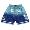 Men's Charlotte Hornets Blue Basketball Shorts - uafactory