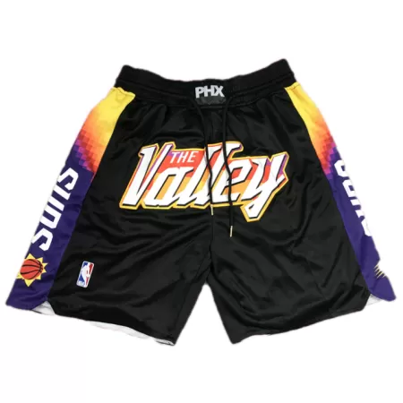 Men's Phoenix Suns Black Basketball Shorts - uafactory