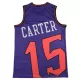 Men's Toronto Raptors Vince Carter #15 Purple Retro Jersey - uafactory