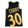 Men's Golden State Warriors Stephen Curry #30 Golden State Warriors Stephen Curry #30 Mitchell & Ness Black Retro Jersey - uafactory