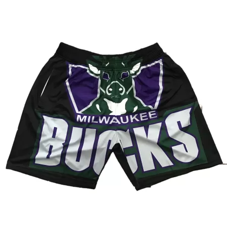 Men's Milwaukee Bucks Navy Basketball Shorts - uafactory