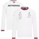 Men Mercedes AMG Petronas F1 White Team 2022 - uafactory
