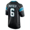 Men Carolina Panthers Baker Mayfield #6 Black Game Jersey - uafactory