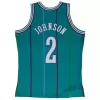 Men's Charlotte Hornets Larry Johnson #2 Retro Jersey 1992/93 - uafactory