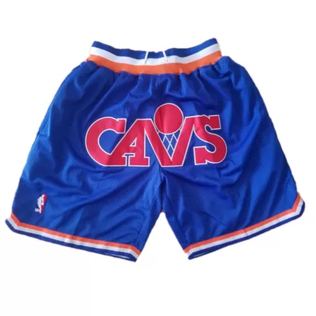 Men's Cleveland Cavaliers Blue Basketball Shorts - uafactory