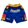 Men's Denver Nuggets Blue Basketball Shorts - uafactory