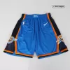 Men's Oklahoma City Thunder Blue Basketball Shorts 2020/21 - Icon Edition - uafactory