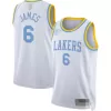 Los Angeles Lakers LeBron James #6 2022/23 Swingman Jersey White for men - Classic Edition - uafactory