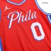 Philadelphia 76ers Tyrese Maxey #0 Swingman Jersey Red for men - Association Edition - uafactory