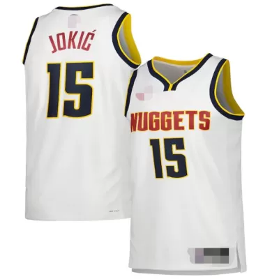 Denver Nuggets Nikola Jokic #15 22/23 Swingman Jersey White for men - Association Edition - uafactory