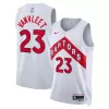 Toronto Raptors Fred VanVleet #23 2022 Swingman Jersey White for men - Association Edition - uafactory