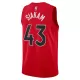 Toronto Raptors Pascal Siakam #43 2022 Swingman Jersey Red for men - Association Edition - uafactory