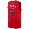 Toronto Raptors Scottie Barnes #4 2022/23 Swingman Jersey Red for men - Association Edition - uafactory