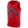 Toronto Raptors Fred VanVleet #23 2022 Swingman Jersey Red for men - Association Edition - uafactory