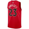 Toronto Raptors Fred VanVleet #23 2022 Swingman Jersey Red for men - Association Edition - uafactory