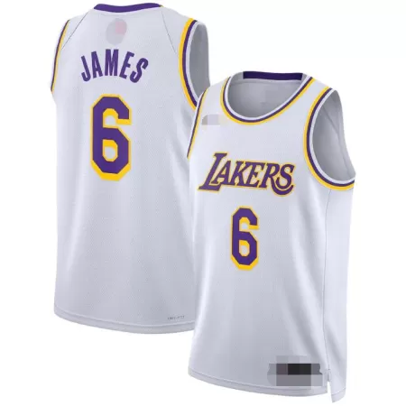 Los Angeles Lakers LeBron James #6 22/23 Swingman Jersey White for men - Association Edition - uafactory
