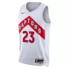 Toronto Raptors Fred VanVleet #23 2022 Swingman Jersey White for men - Association Edition - uafactory