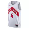 Toronto Raptors Scottie Barnes #4 2022/23 Swingman Jersey White for men - Association Edition - uafactory