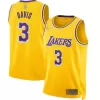 Los Angeles Lakers Anthony Davis #3 22/23 Swingman Jersey Gold for men - Association Edition - uafactory