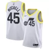 Donovan Mitchell #45 22/23 Swingman Jersey White for men - Association Edition - uafactory